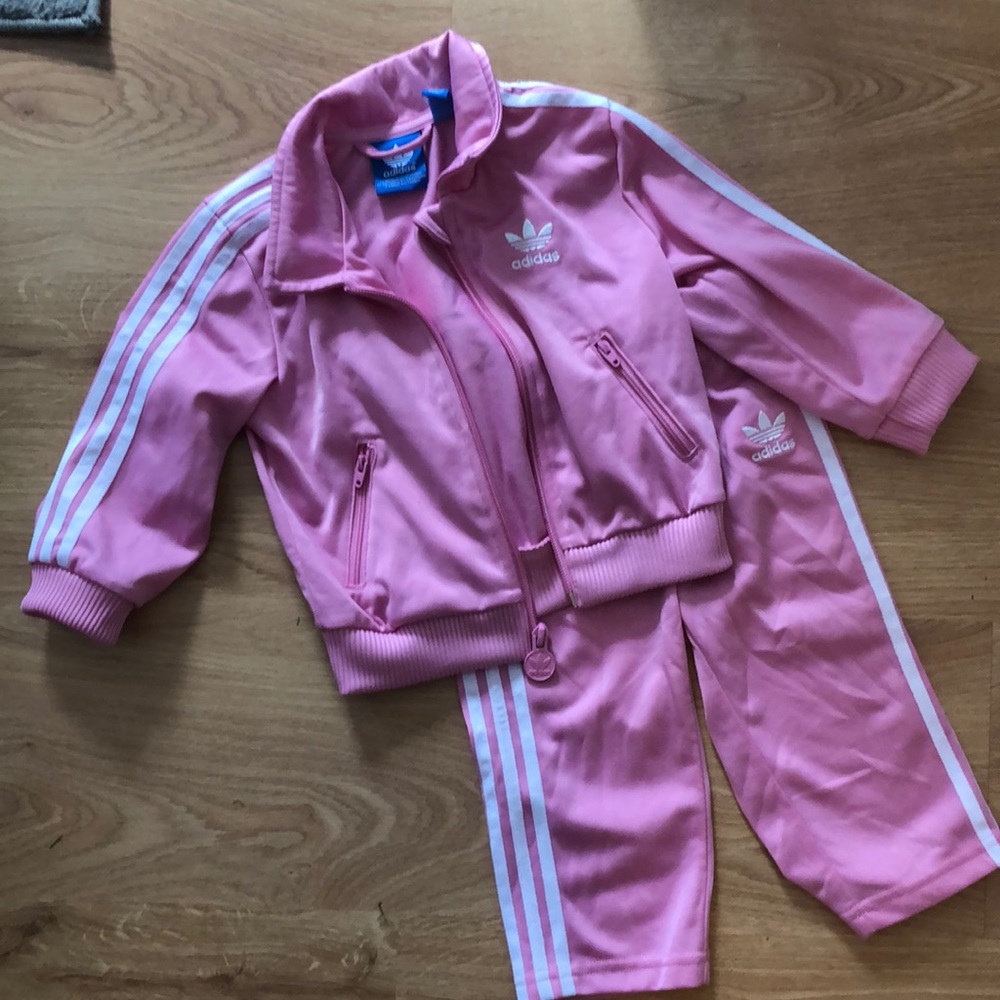 Girls adidas tracksuit